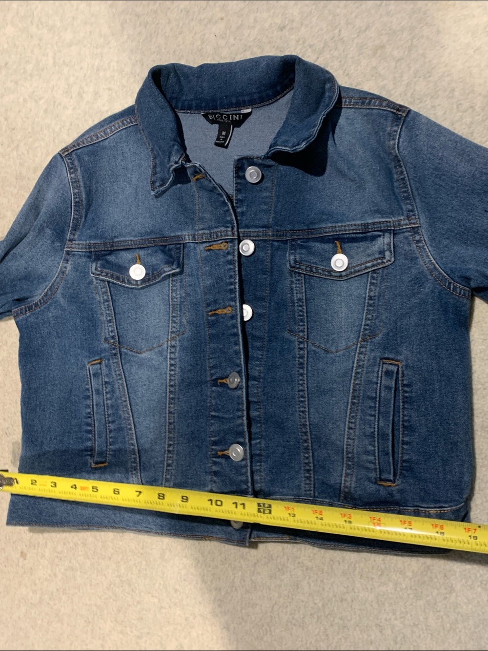 Baccini Women's Dark Indigo Denim Jacket - Picture 7 of 8